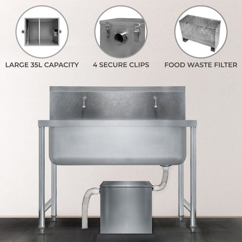 KuKoo Grease Trap – 35 Litres