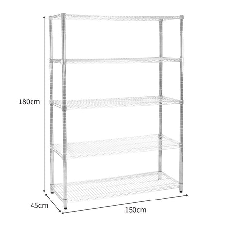 KuKoo Wire Racking - 45cm x 150cm x 180cm