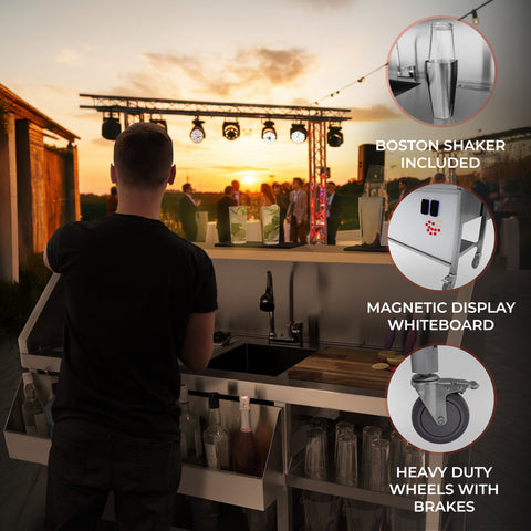 Mobile Cocktail Bar Station