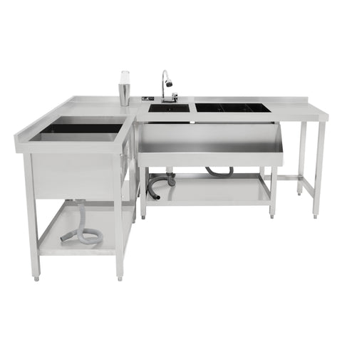 Modular Cocktail Bar Station with Ice Well