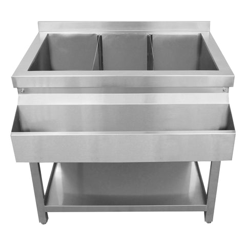 Deluxe Modular Cocktail Bar Station with Ice Well