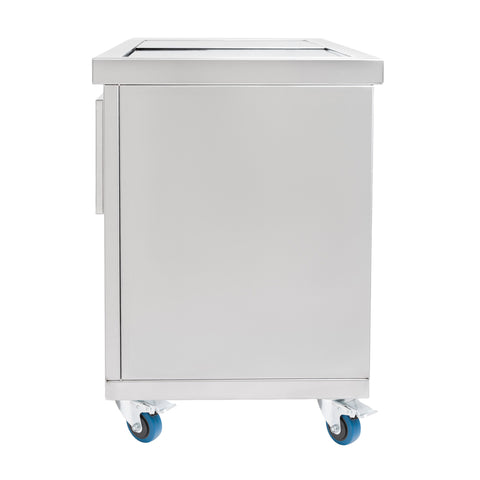 Mobile Cocktail Bar Station & Ice Cart – 1000mm