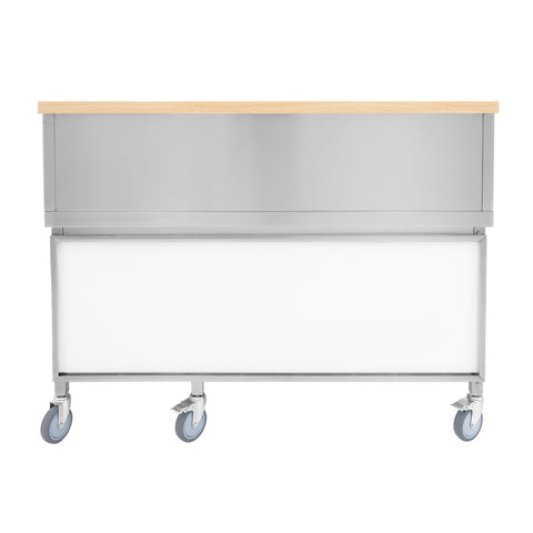 Mobile Cocktail Bar Station & Ice Cart – 1000mm