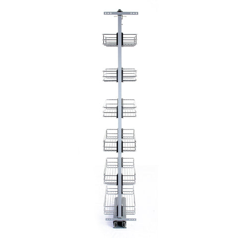 KuKoo Pull Out Soft Close Kitchen Larder – 46cm D x 170-195cm H