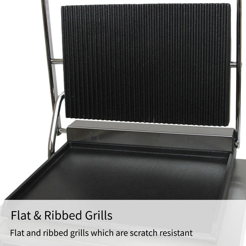 KuKoo Grooved & Flat Panini Press