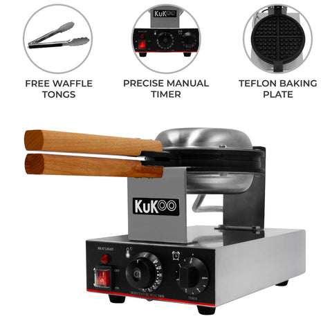 KuKoo Single Waffle Maker