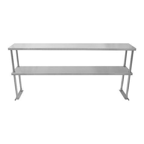 5ft Catering Bench With Double Over-Shelf