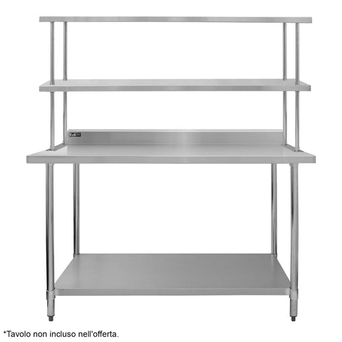 Kukoo Double Tier Steel Over-Shelf 1500mm