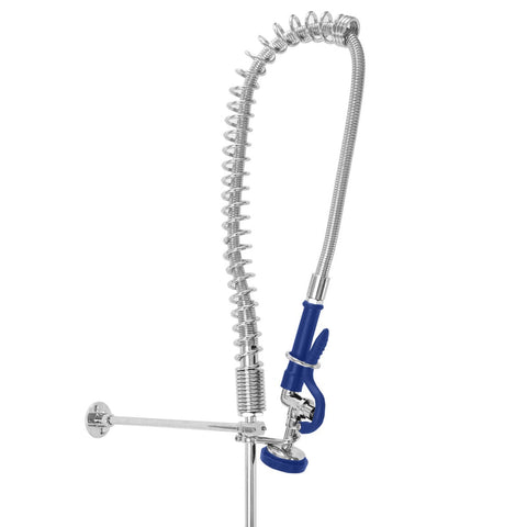 KuKoo Commercial Sink With Pre-Rinse Tap, 6ft Stainless Steel Catering Bench, 2 x Wall Mounted Shelves