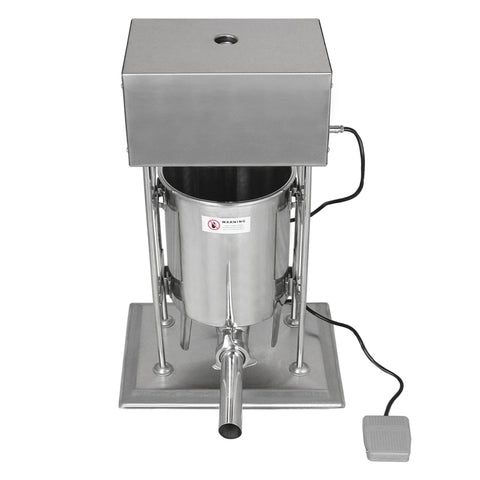 15L Electric Sausage Stuffer & Clipper Bundle