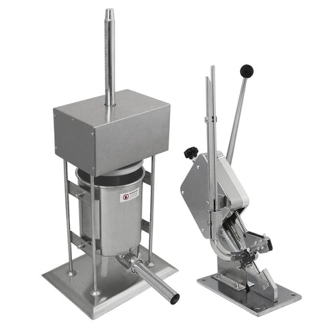 15L Electric Sausage Stuffer & Clipper Bundle