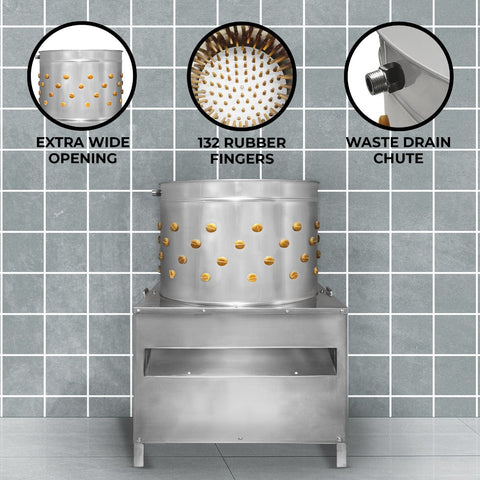 KuKoo Poultry Plucker Machine – 60cm